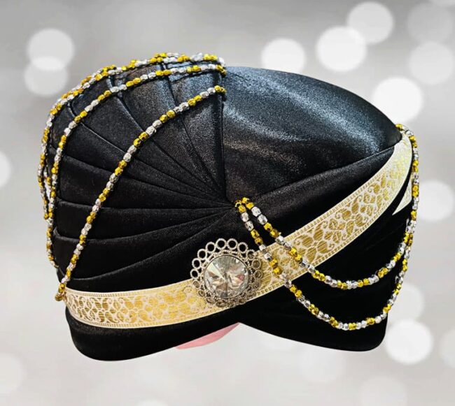 Amama In Black Resham Cloth Big For Taboot