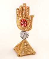 Azakhana Ya Hussain (as) Multi Stone Work Kashi Panja Stand