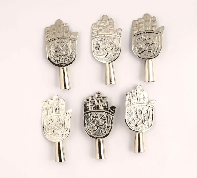 Set of 6 Punjatan (as) + Hazrat Abbas (as) Panja