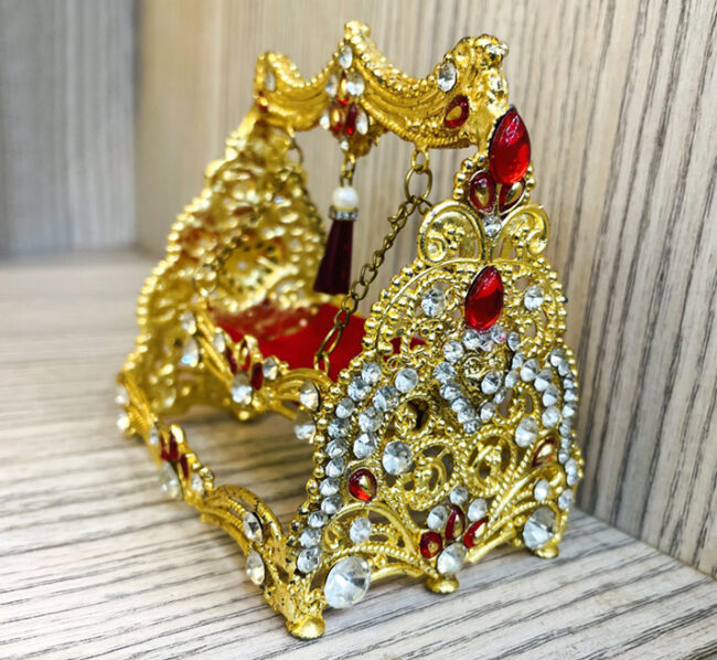 Shahzada Ali Asghar (as) Kashi Zircon Stone Work jhoolah